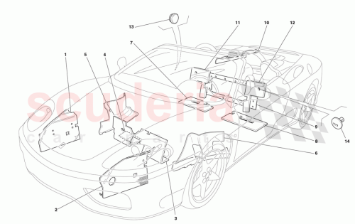 Part Diagram for Ferrari 65788500