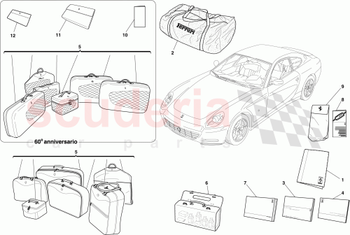 Part Diagram for Ferrari 80990900