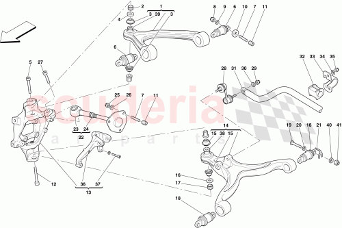 Part Diagram for Ferrari 200586