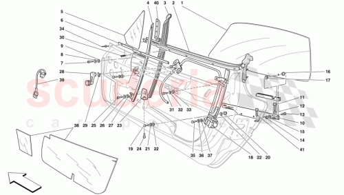 Part Diagram for Ferrari 64145600