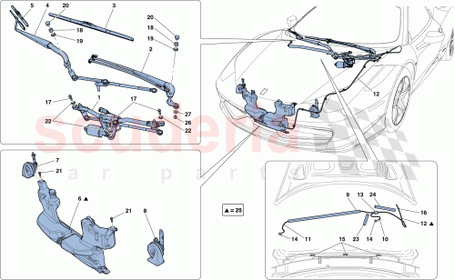 Part Diagram for Ferrari 85267200