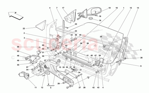 Part Diagram for Ferrari 63896300