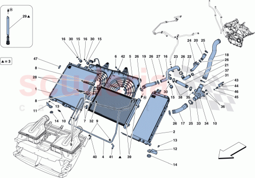 Part Diagram for Ferrari 332668