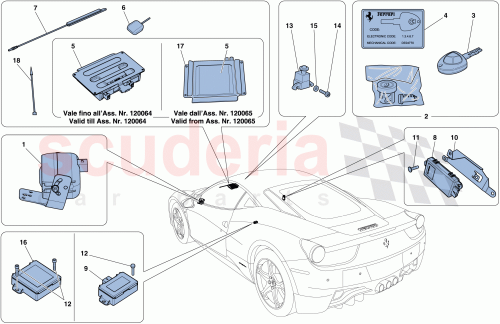 Part Diagram for Ferrari 83443800