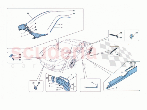 Part Diagram for Ferrari 82275412
