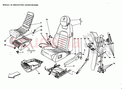 Part Diagram for Ferrari 65802500