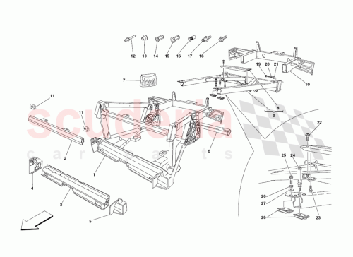 Part Diagram for Ferrari 68887011