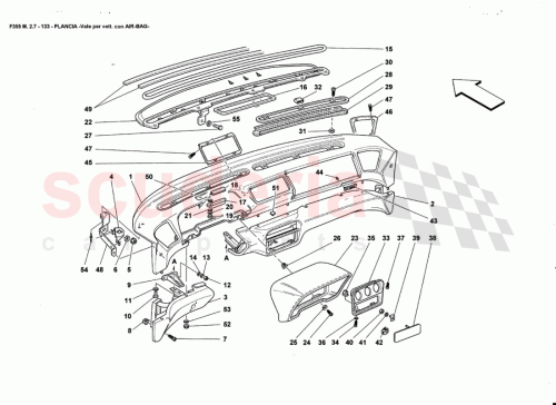Part Diagram for Ferrari 100992