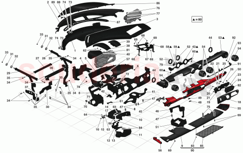 Part Diagram for Ferrari 85221300