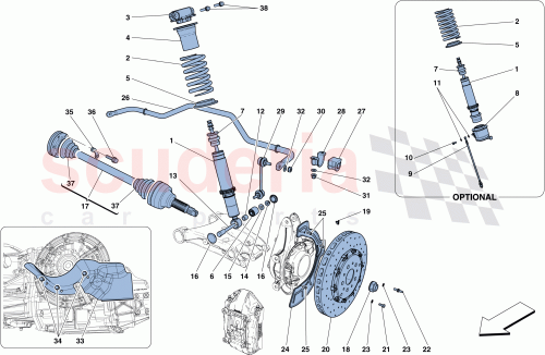 Part Diagram for Ferrari 309805