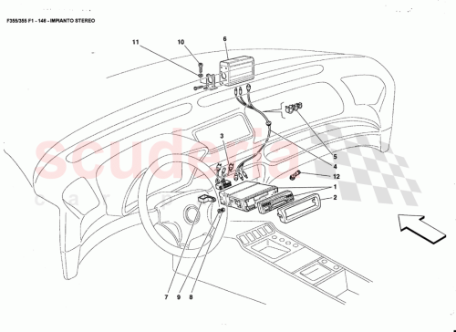 Part Diagram for Ferrari 182025