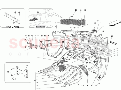 Part Diagram for Ferrari 10444724