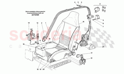 Part Diagram for Ferrari 62905900