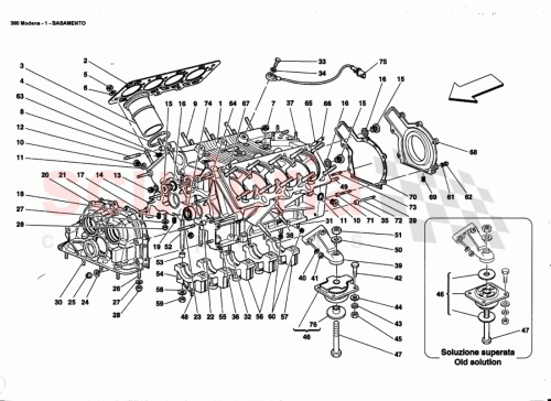 Part Diagram for Ferrari 174853
