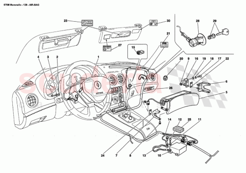 Part Diagram for Ferrari 69165000
