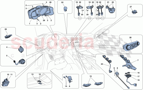 Part Diagram for Ferrari 318286