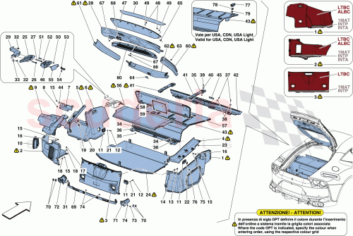 Part Diagram for Ferrari 88583200