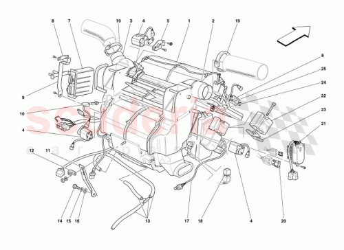 Part Diagram for Ferrari 64280800