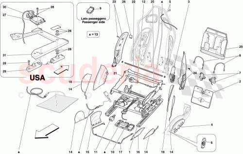 Part Diagram for Ferrari 264978