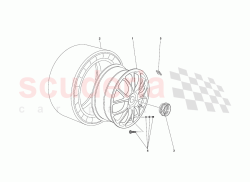 Part Diagram for Ferrari 182128