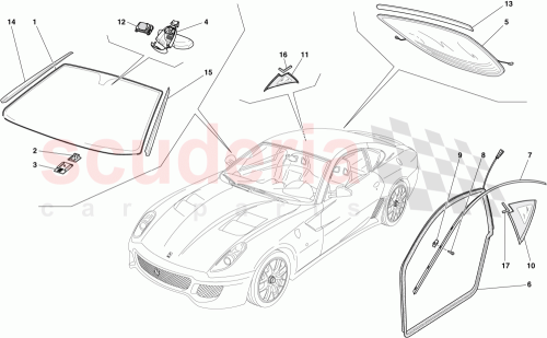Part Diagram for Ferrari 82321100