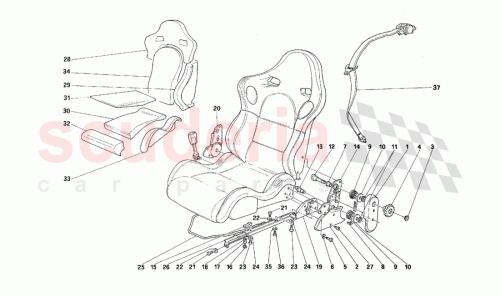 Part Diagram for Ferrari 64321200