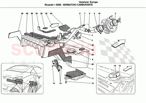 Part Diagram for Ferrari 252968