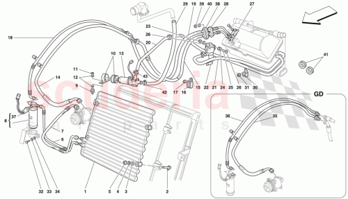 Part Diagram for Ferrari 64278900