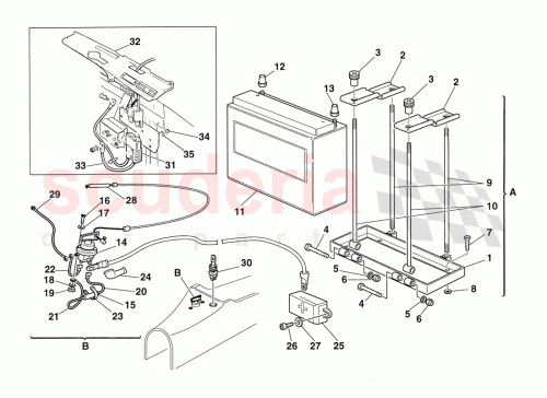 Part Diagram for Ferrari 169055