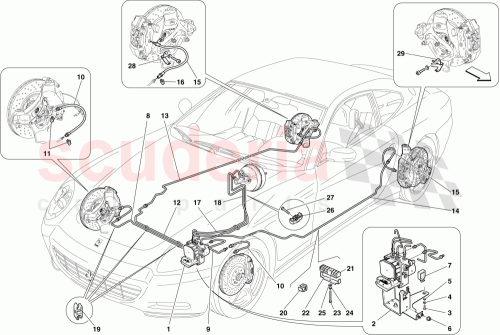 Part Diagram for Ferrari 203707