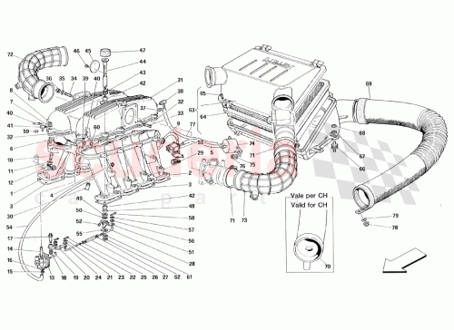 Part Diagram for Ferrari 10450690