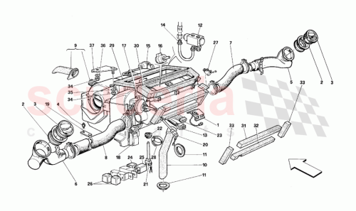 Part Diagram for Ferrari 61528500