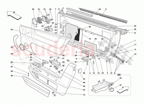 Part Diagram for Ferrari 66285000