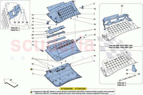 Part Diagram for Ferrari 89139100