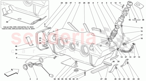 Part Diagram for Ferrari 155677