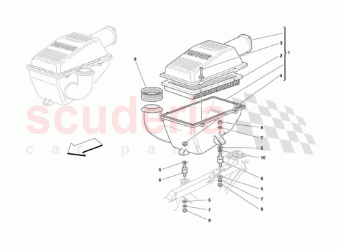 Part Diagram for Ferrari 180935