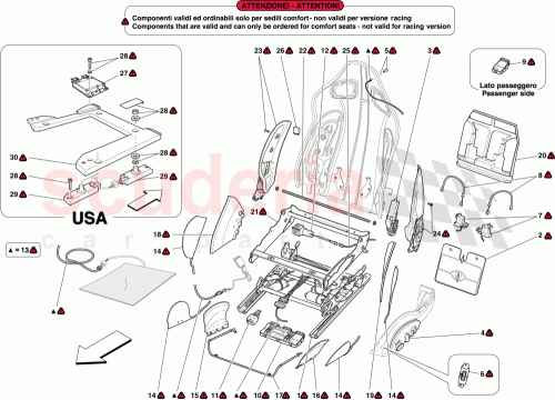 Part Diagram for Ferrari 222975