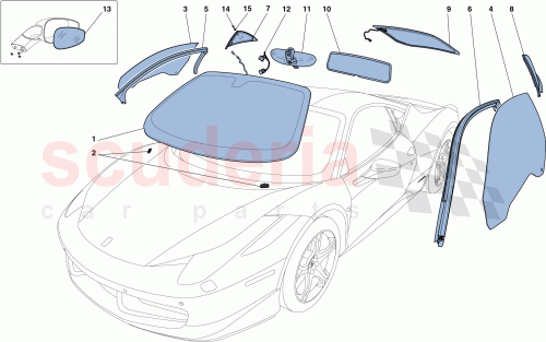 Part Diagram for Ferrari 83465700