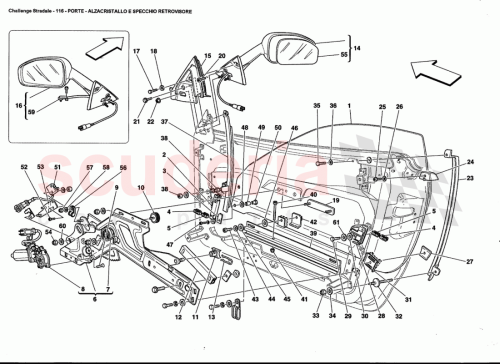 Part Diagram for Ferrari 67538200