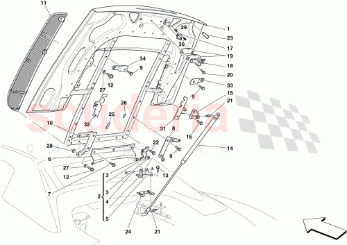Part Diagram for Ferrari 81644200