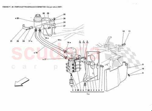 Part Diagram for Ferrari 167851