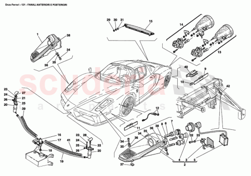 Part Diagram for Ferrari 195403