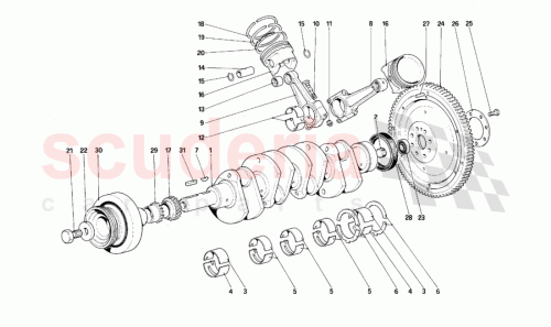 Part Diagram for Ferrari 133144