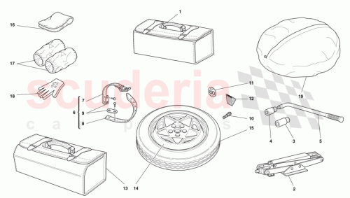 Part Diagram for Ferrari 171414