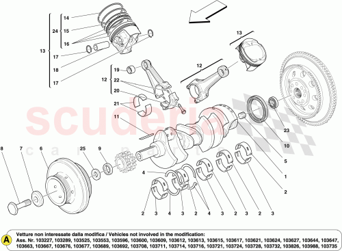 Part Diagram for Ferrari 261718