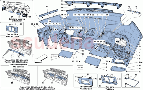 Part Diagram for Ferrari 88135100