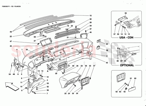 Part Diagram for Ferrari 169150