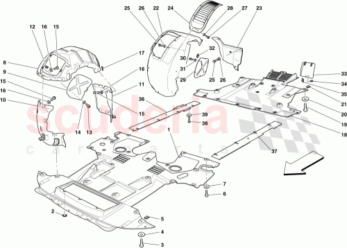 Part Diagram for Ferrari 68563900