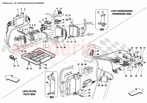 Part Diagram for Ferrari 179080
