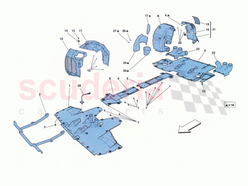 Part Diagram for Ferrari 84045000